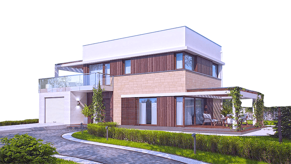 Строительство одноэтажных коттеджей под ключ в Краснодаре с коммуникациями