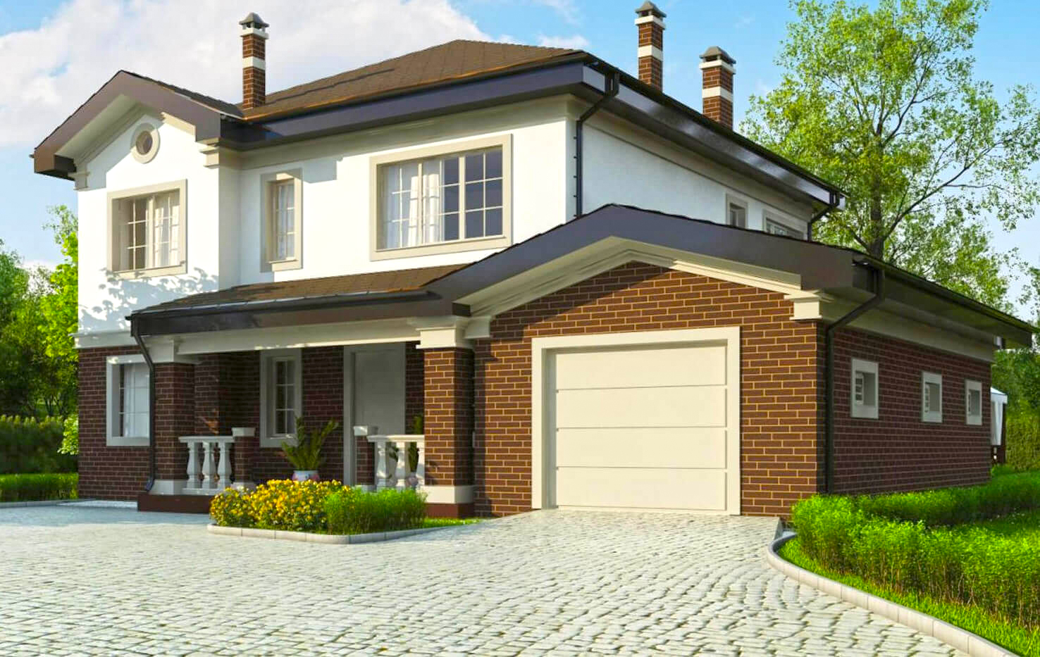 строительство домов краснодарский край с гаражом проекты