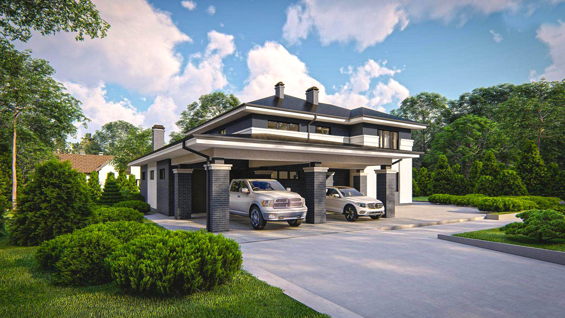 Строительство частных коттеджей и домов в Краснодаре с проектом