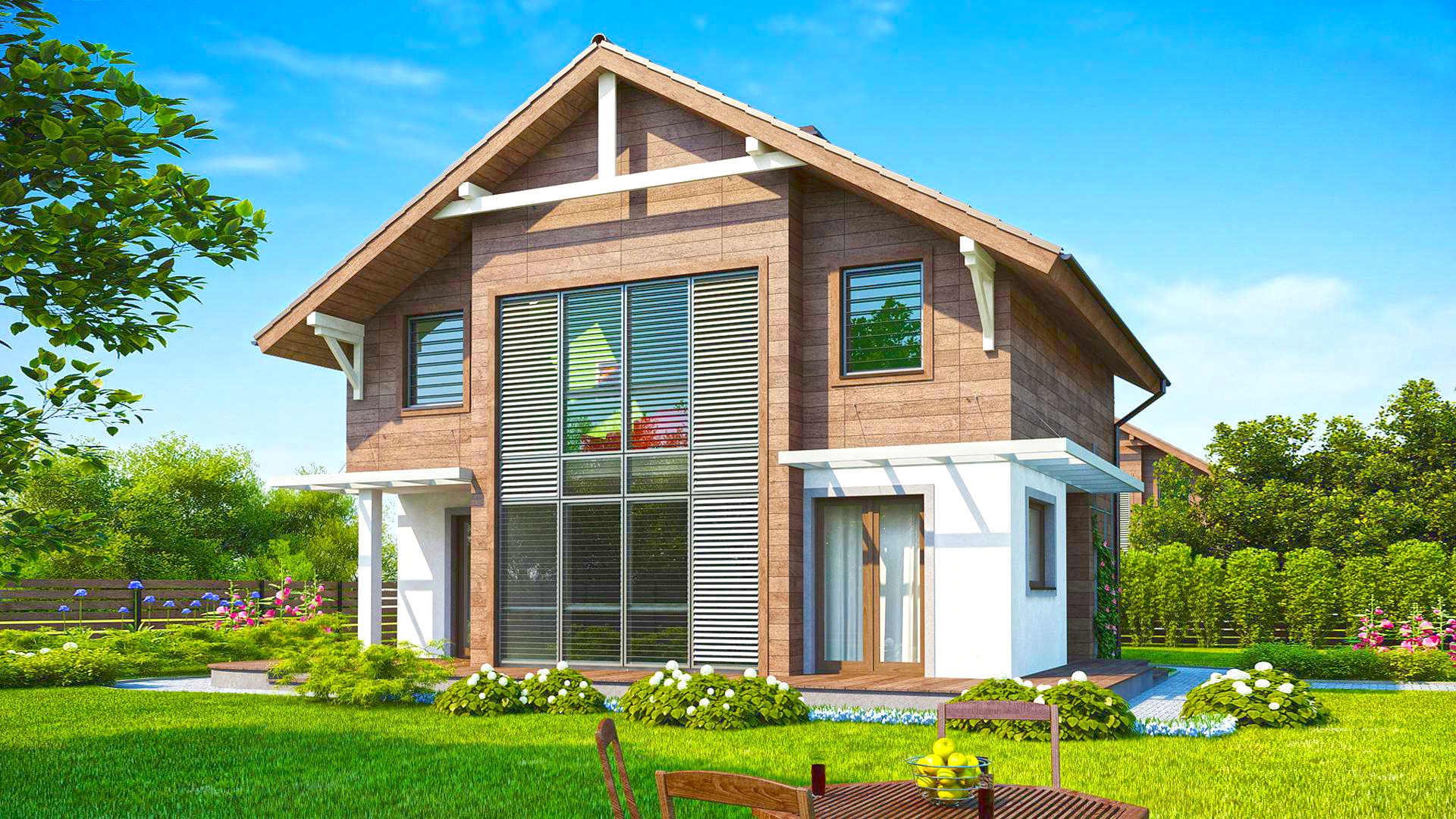 Строительство двухэтажного кирпичного дома в Краснодаре с проектом