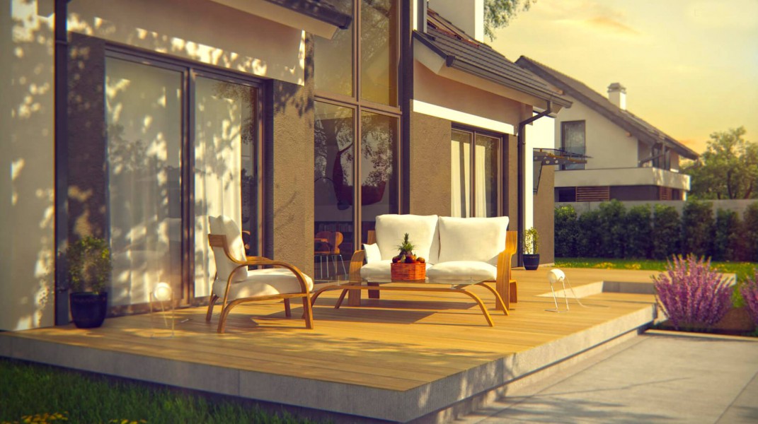 Строительство частных домов с верандой