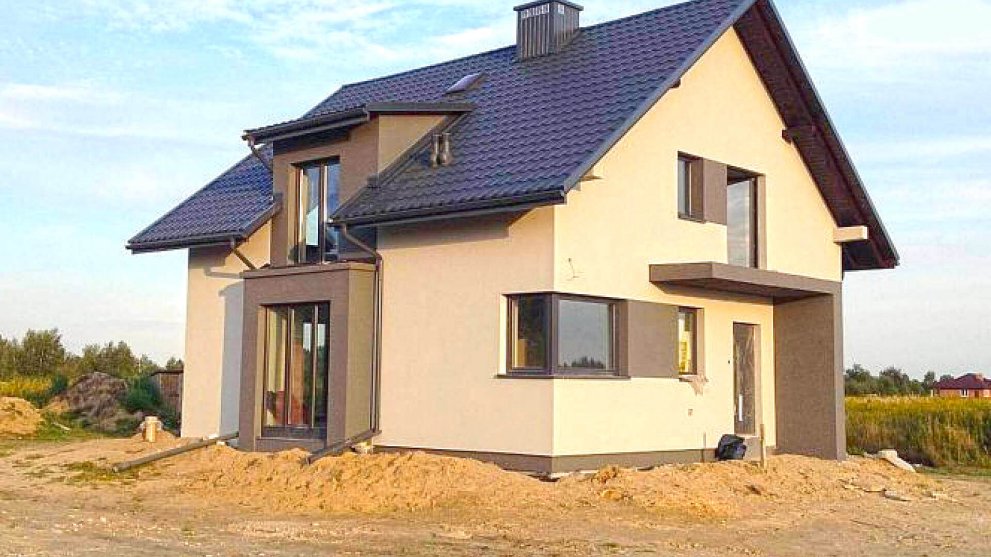 Проект 2х этажного дома 122 кв.м. 