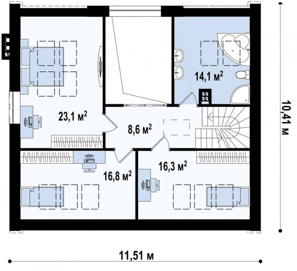 Проект частного дома 204 кв.м.