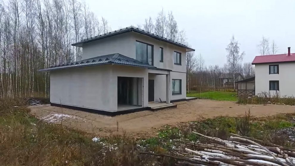 Проект двухэтажного дома 157 кв.м.