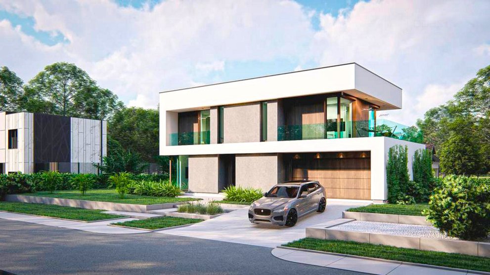 Заказать проект и строительство частного дома в стиле хай тек в Краснодаре