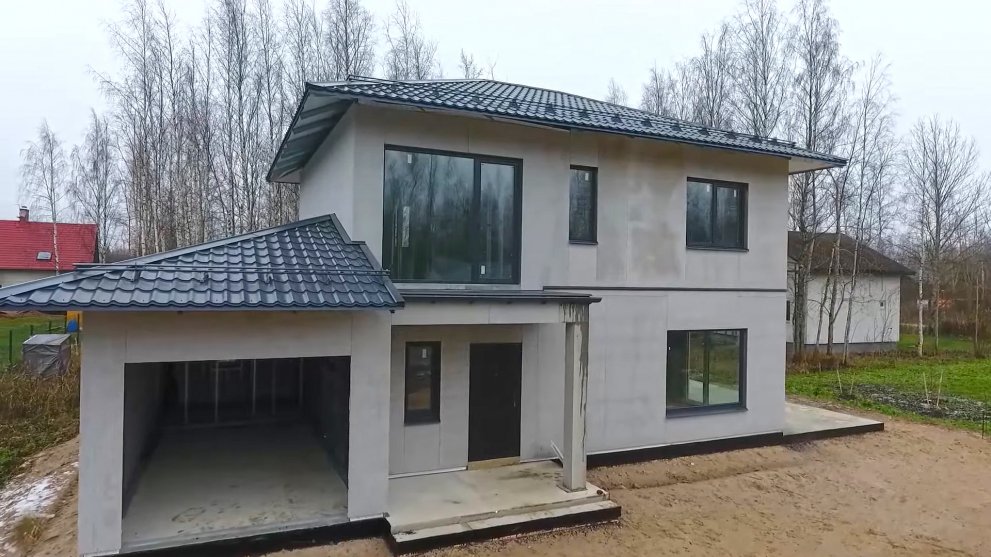 Проект двухэтажного дома 157 кв.м.