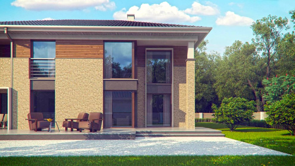 Строительство частного дома двухэтажного дома