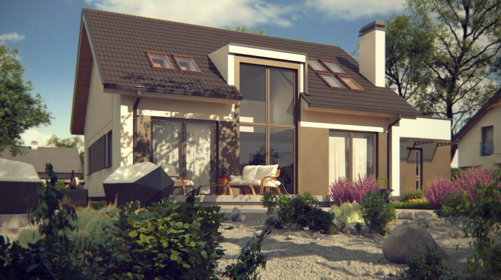 Строительство частных домов с двумя этажами