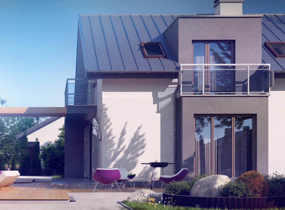 Проект 2х этажного дома 122 кв.м. 