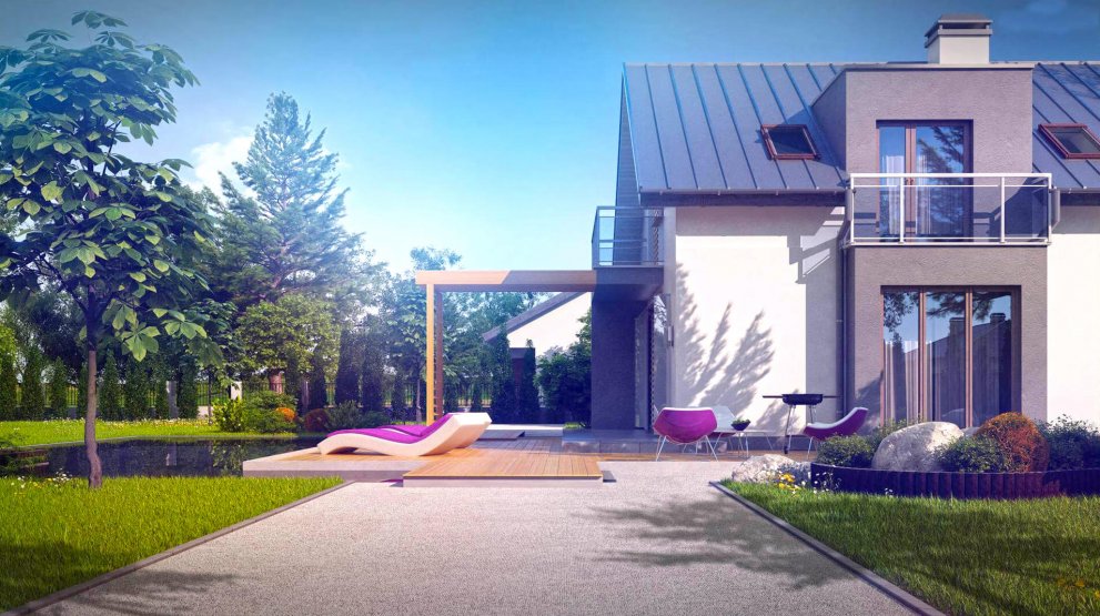 Проект 2х этажного дома 122 кв.м. 