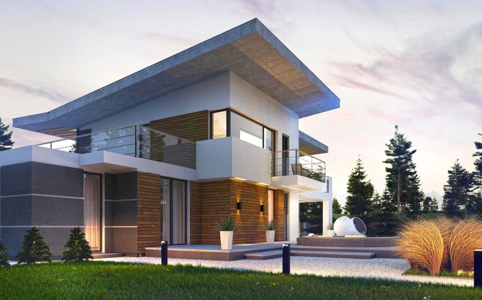 Проект виллы 477 кв.м. строительство элитной виллы коттеджа Краснодар