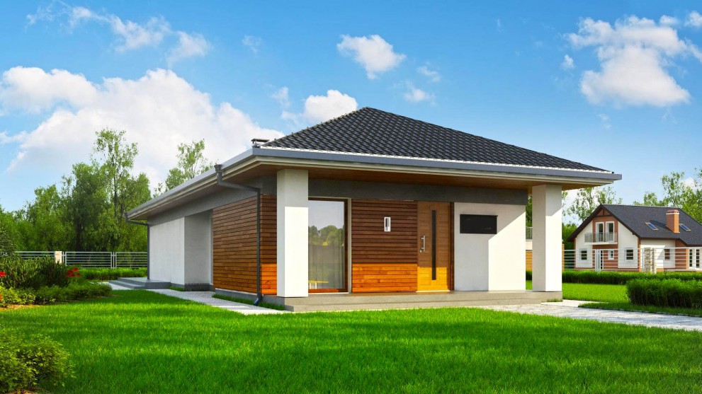 Проект компакт дома 132 кв.м. небольшой частный дом строительство Краснодар